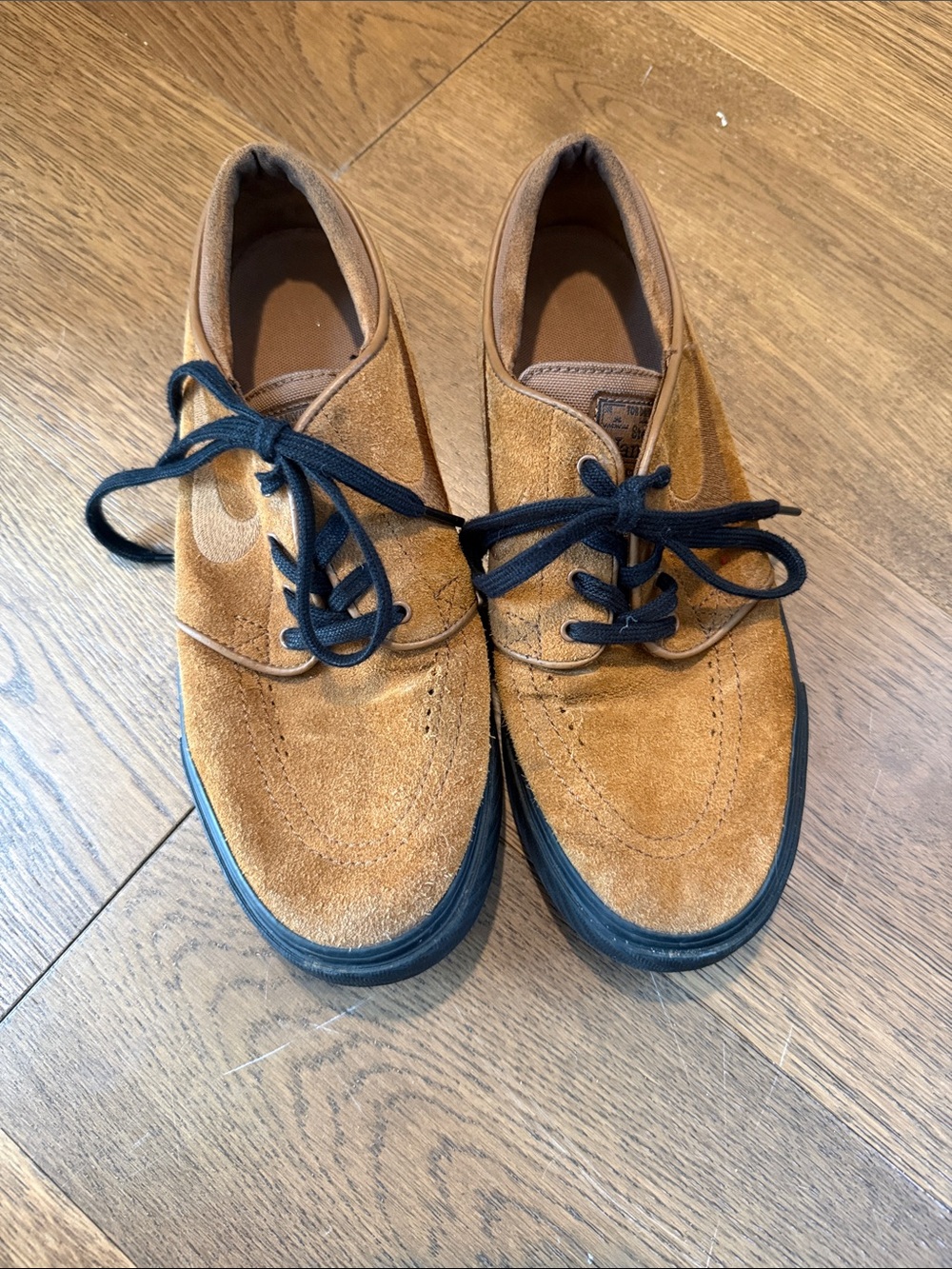 Men's Suede Lace-Up Casual Shoes in Tan